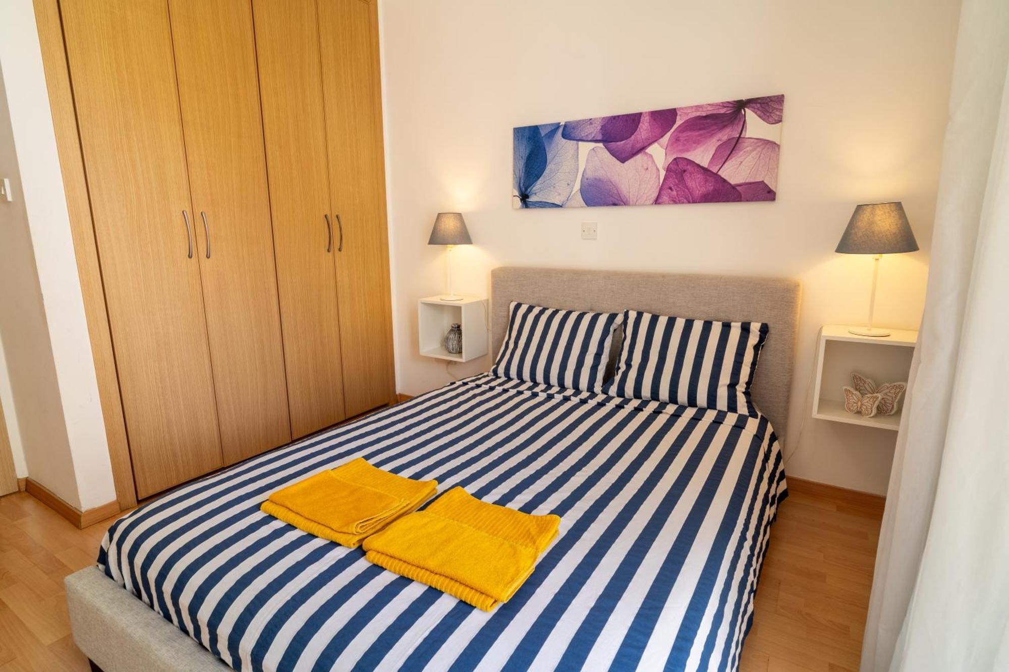Ferienwohnung Blue Dawn Center Flat Larnaka Exterior foto